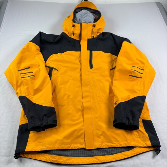 L.L. Bean Other - LL Bean Jacket Mens Large Yellow Gore Tex XCR Rain Water Resist Full Zip Outdoor